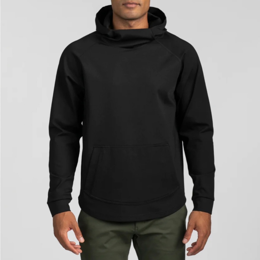 BYLT Basics Elite+ Drop-Cut Pullover in Black